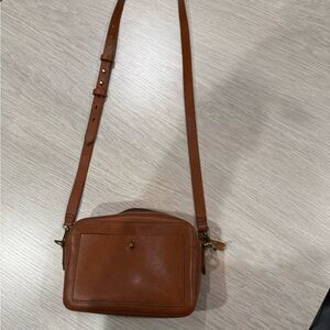 Madewell Brown Leather Crossbody Bag